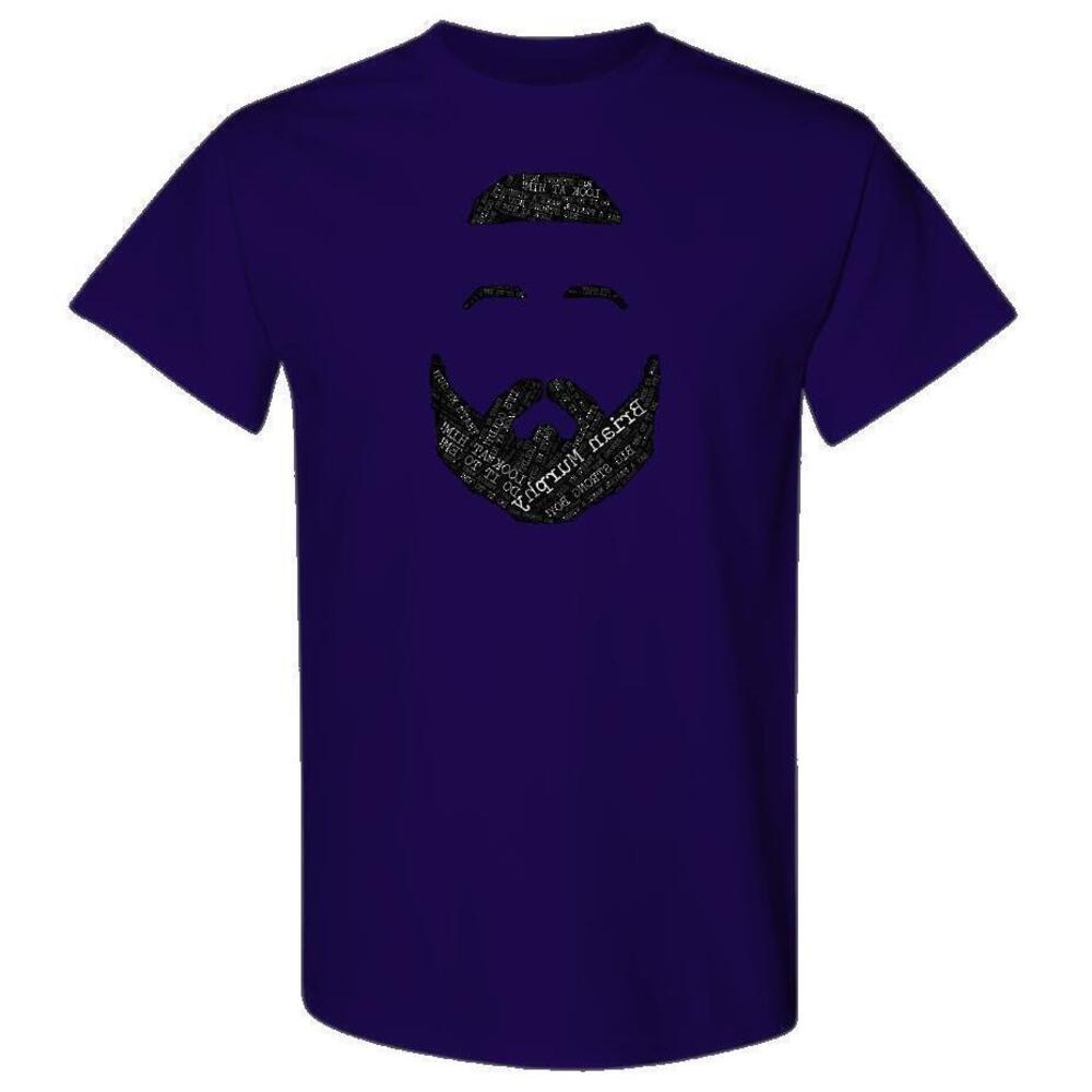 Purple Beard Silohette Shirt